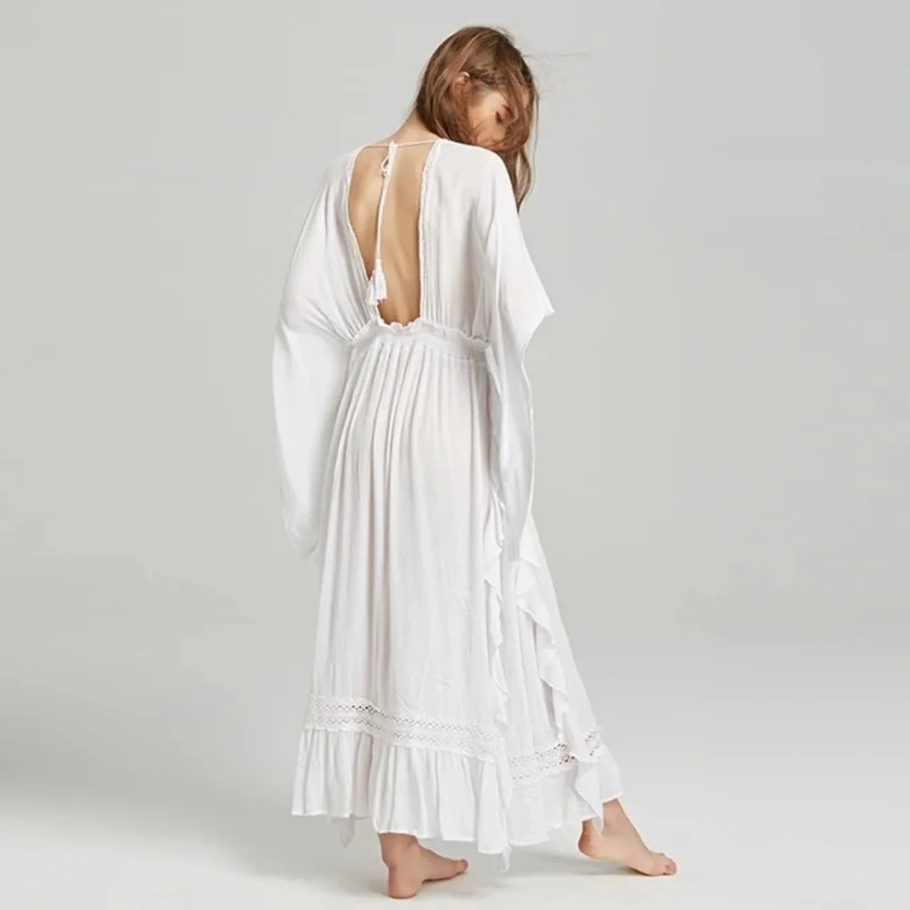 Free People White Maxi Dress - Picture 2 of 8